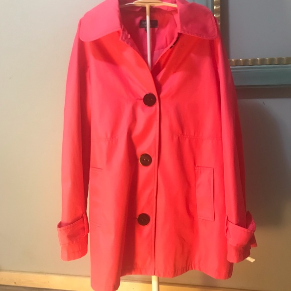 Size XL Red Coral Collections light weight coat. - Picture 1 of 3